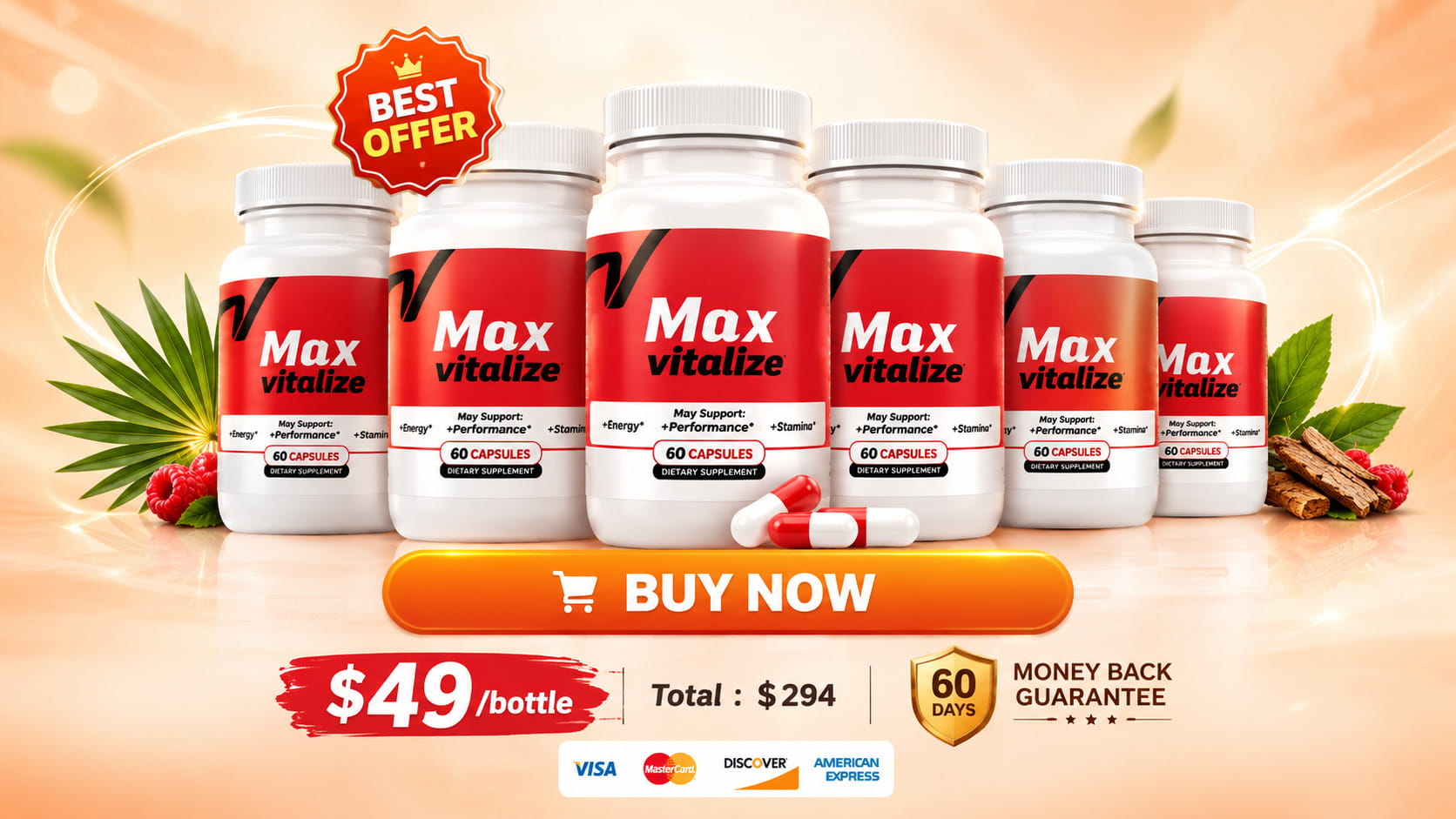 Max Vitalize sale